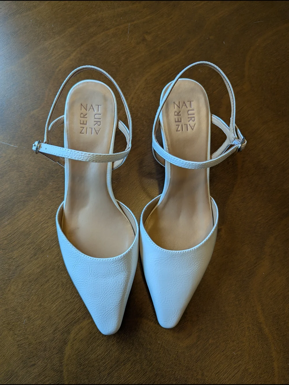 Naturalizer Tara Pump Warm White Glazed